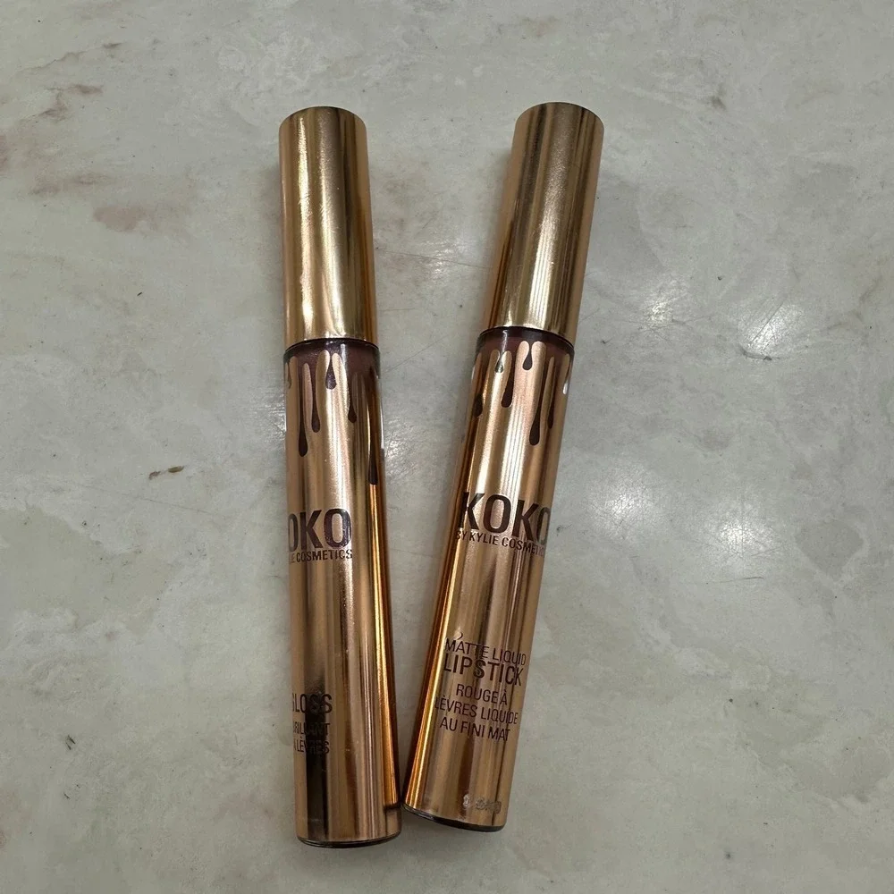 Kylie Cosmetics Koko Kollection Damn Gina Gloss and Khlo$ Matte Liquid Lipstick